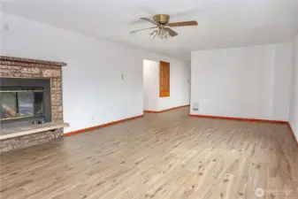 Upstairs Unit Living Room