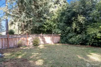 Unit B- Back Yard Fully Fenced