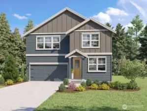 Actual Elevation of homesite. Colors will vary.