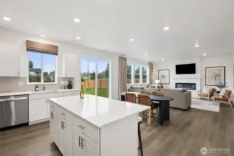 Soft close cabinets.   Pictures are for representational purposes only, colors and features may vary.