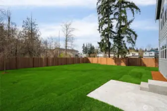 Landscaping included!