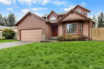 Grass color has been enhanced for picture