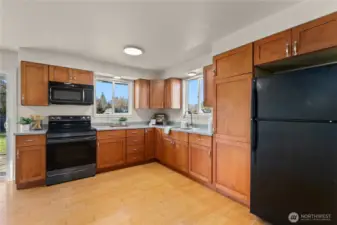 Generous storage means there's a place for every gadget.