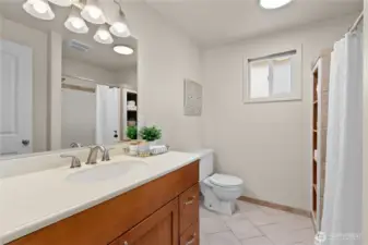 Freshly updated bathroom