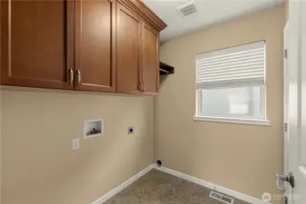 Laundry room on main floor