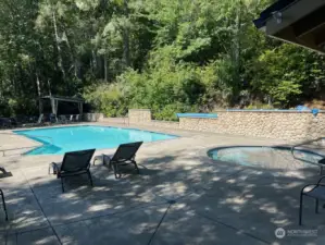 pool and hot tub