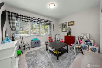 The second main floor bedroom, every room in the house lives large!