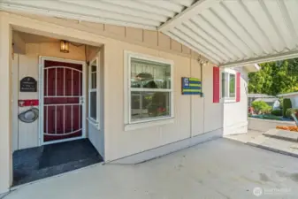 Parking close to the front entry and level walking.
