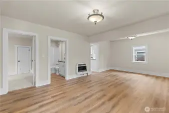 Living and dining area