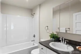 Full bath newly finished