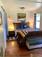 Roomy bedroom