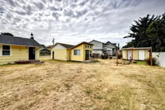 Lots of room in the back yard
