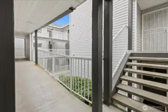 Entry from Secure Common Area.