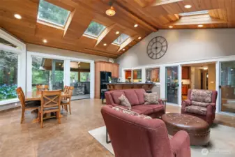 Custom new great room addition