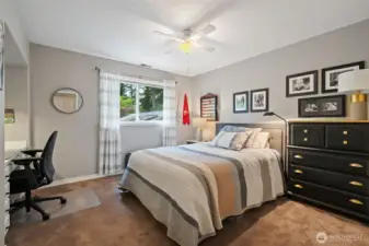 3rd bedroom with an oversized walk-in closet