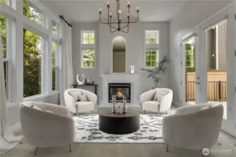 Living room to left of entrance