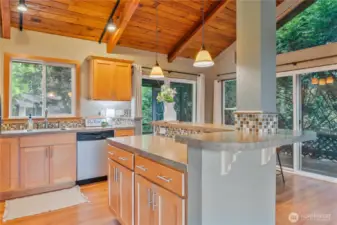Updated Kitchen with island