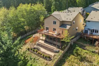 Fresh updates! Terraced yard creates inviting, usable space.