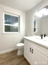 Downstairs half bath