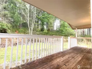 Wrap around covered front porch