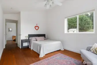 Plenty of room for a sitting area or your favorite bureau.