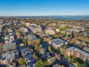 In the heart of Capitol Hill near shops and restaurants on 15th Ave.