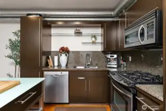 Large kitchen space