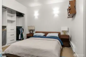 Plenty of space for a king size bed