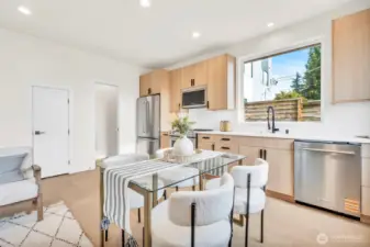 Great room looking SE.