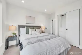 Primary bedroom looking SE.