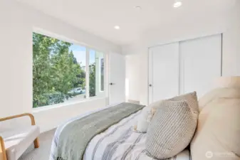 Northern bedroom looking NE.