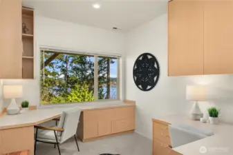 Third bedroom currently setup as office.