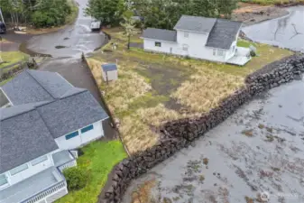 Stunning bayfront lot with panoramic views of Grays Harbor Bay.