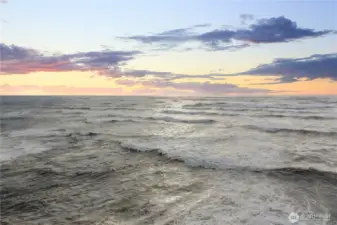 Watch stunning sunsets over the water from your own lot.