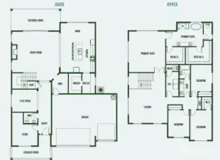 Floor Plan - For illustrational purposes. Actual plans and specs may vary.
