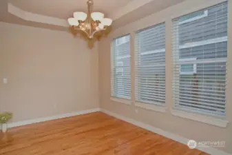 More of the formal dining area.