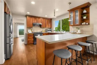 Kitchen from Breakfast nook