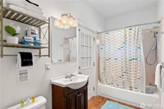 Full Bath with Access to Patio