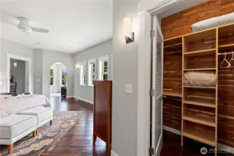 Primary Bedroom Dual Walk-in Closets