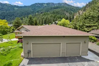 3 Car Garage (one bay currently being used as game room)