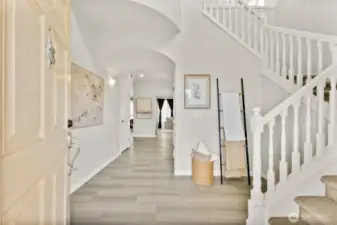 Upon entry you will be impressed with the light and bright open floor plan with well-appointed architectural features.