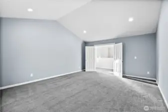 Plenty of room for all your bedroom furniture.