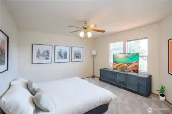 Digitally Staged - Primary Suite