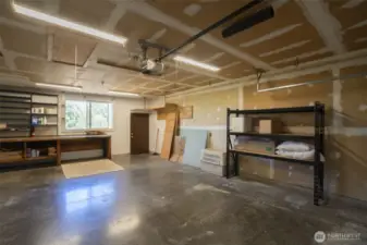 2 car attached garage