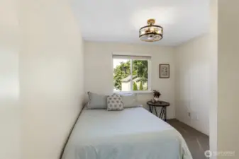 Guest bedroom 1- partial water views