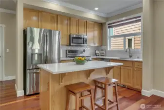 Updated kitchen with all new appliances.