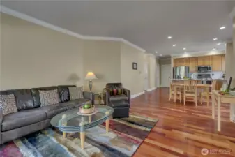Ample space for art and furniture.