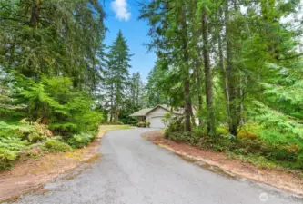 Set on 1.29 acres and borders a Christmas Tree Farm.