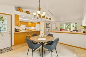 A great spot to enjoy a meal, entertain guests and have lingering conversations.