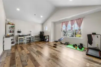 HUGE bonus room on the upper level with new flooring